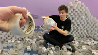 ЭКСПЕРИМЕНТЫ - СДЕЛАЛ ШАР из 1000 СКОТЧЕЙ !